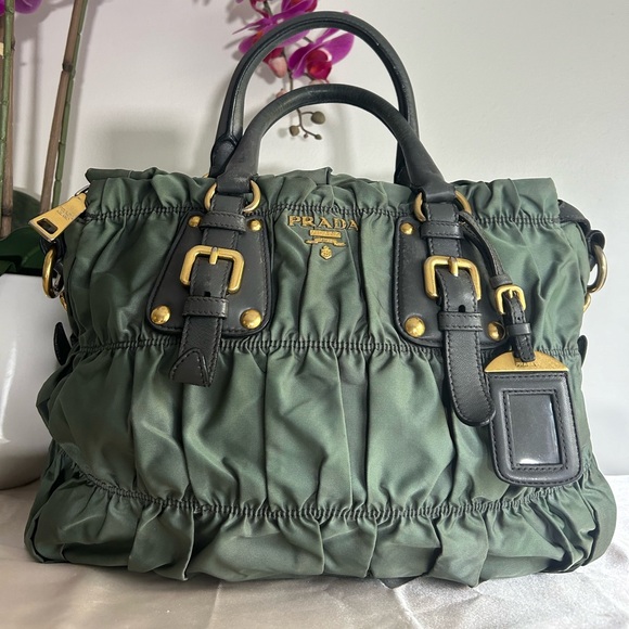 Prada Handbags - Prada Gaufre Shoulder Bag